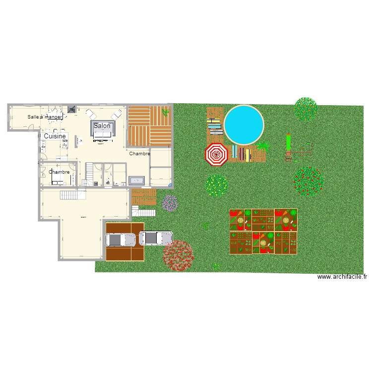 Maison Thyez CA - Chg Cuisine/Chb Amis Fab. Plan de 4 pièces et 282 m2