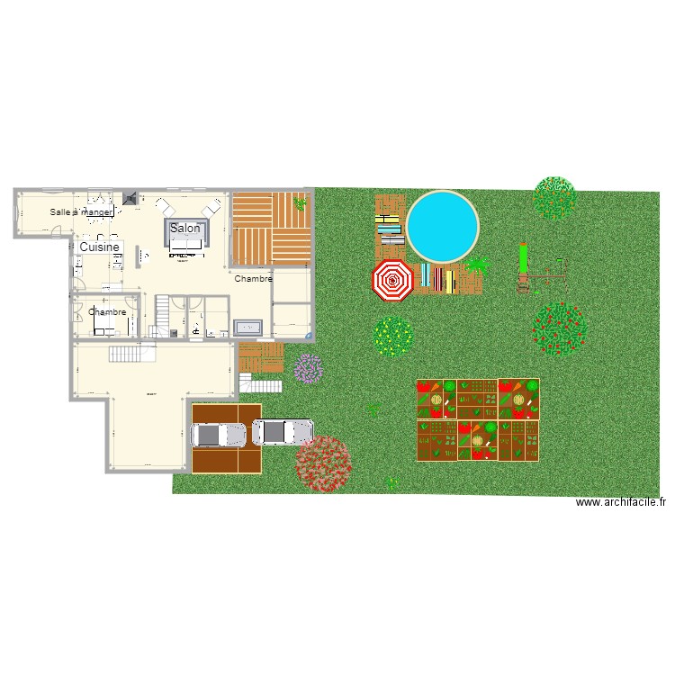 Maison Thyez CA - Chg Cuisine/Chb Amis Fab. Plan de 0 pièce et 0 m2