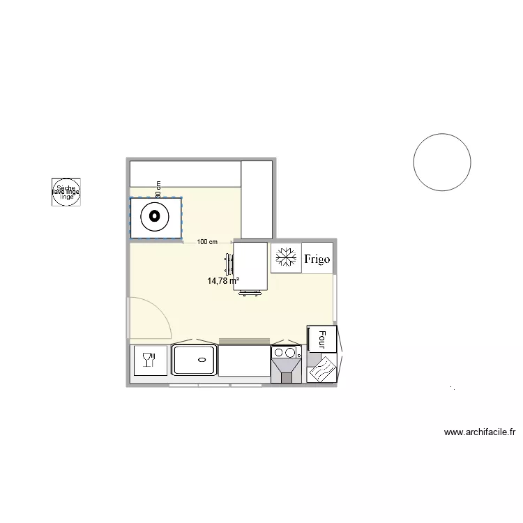 plan cuisine. Plan de 