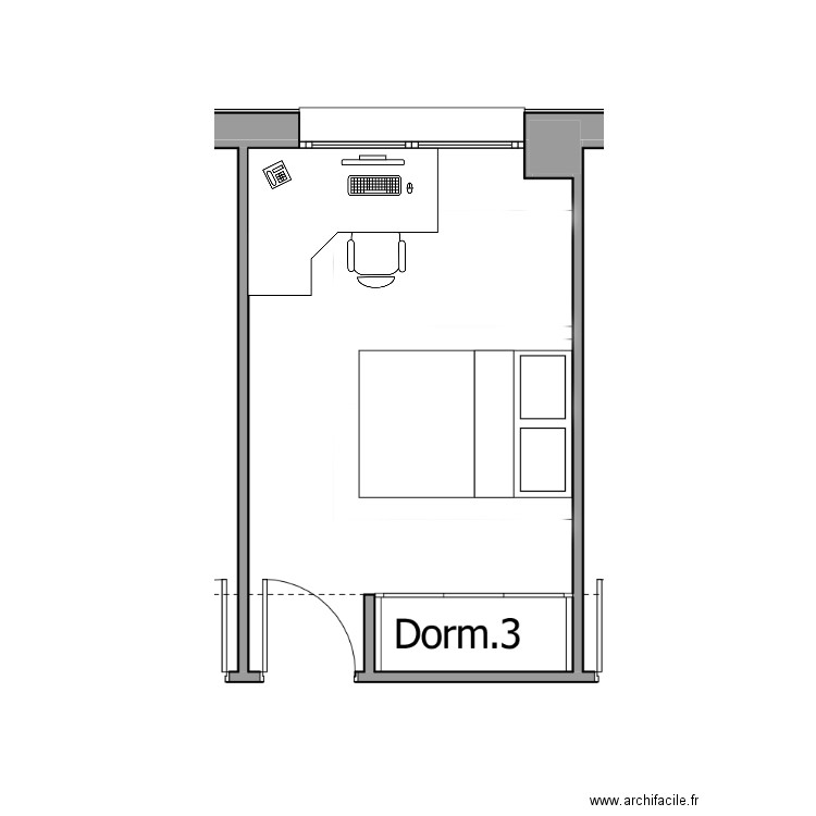DormAlexV2. Plan de 0 pièce et 0 m2