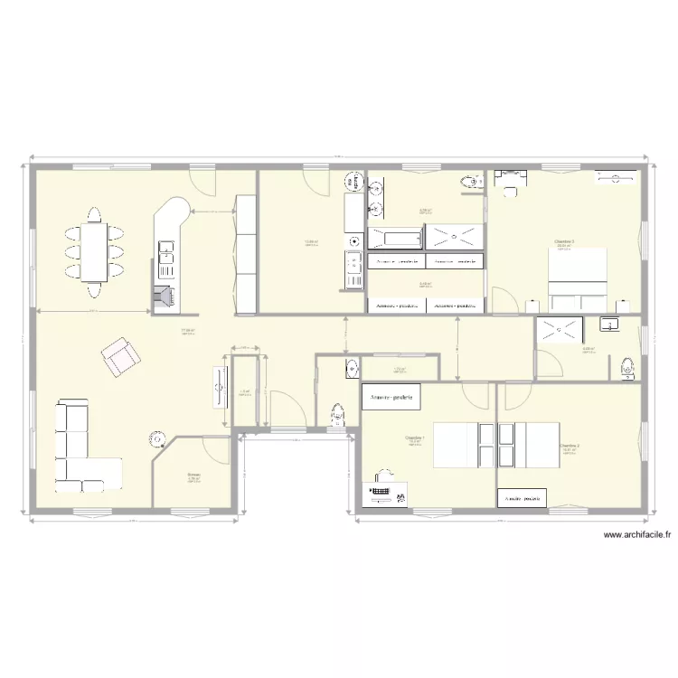 MAISON4. Plan de 