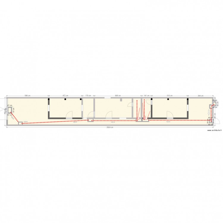 Plan Evacuation. Plan de 0 pièce et 0 m2