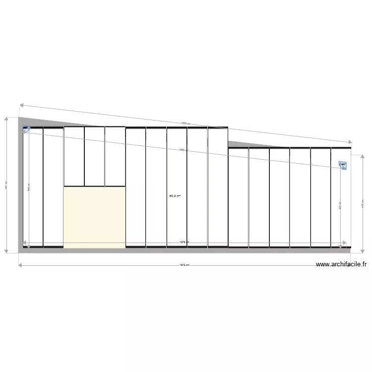 Atelier Mayenne. Plan de 