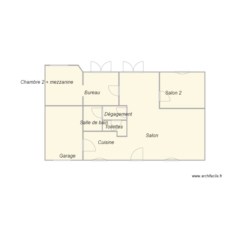 Croquis FAYET Villenave. Plan de 0 pièce et 0 m2
