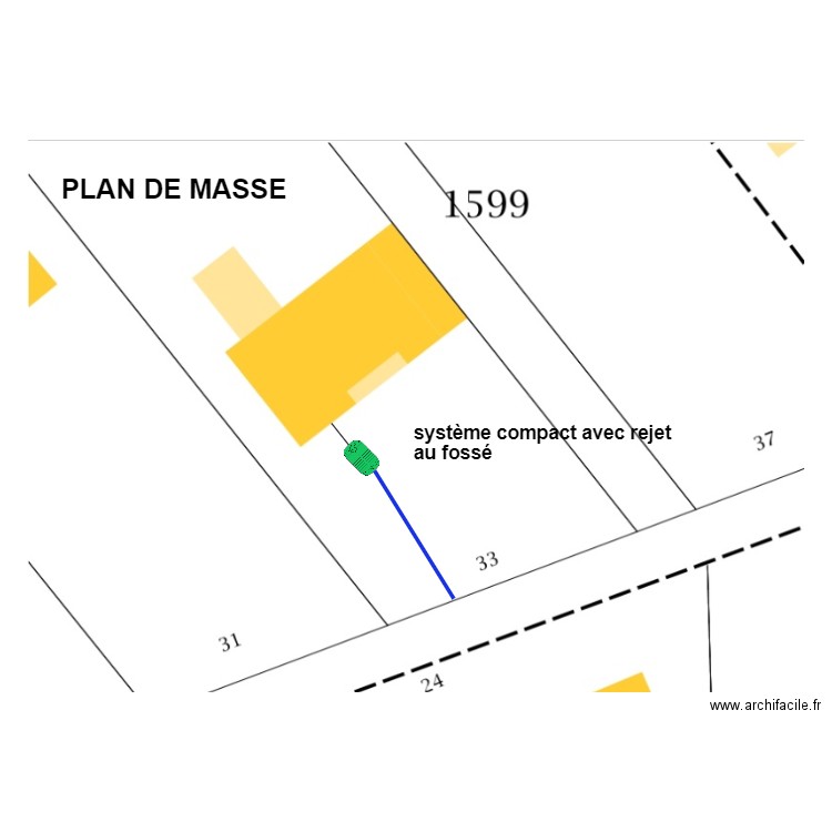 chataigner. Plan de 0 pièce et 0 m2