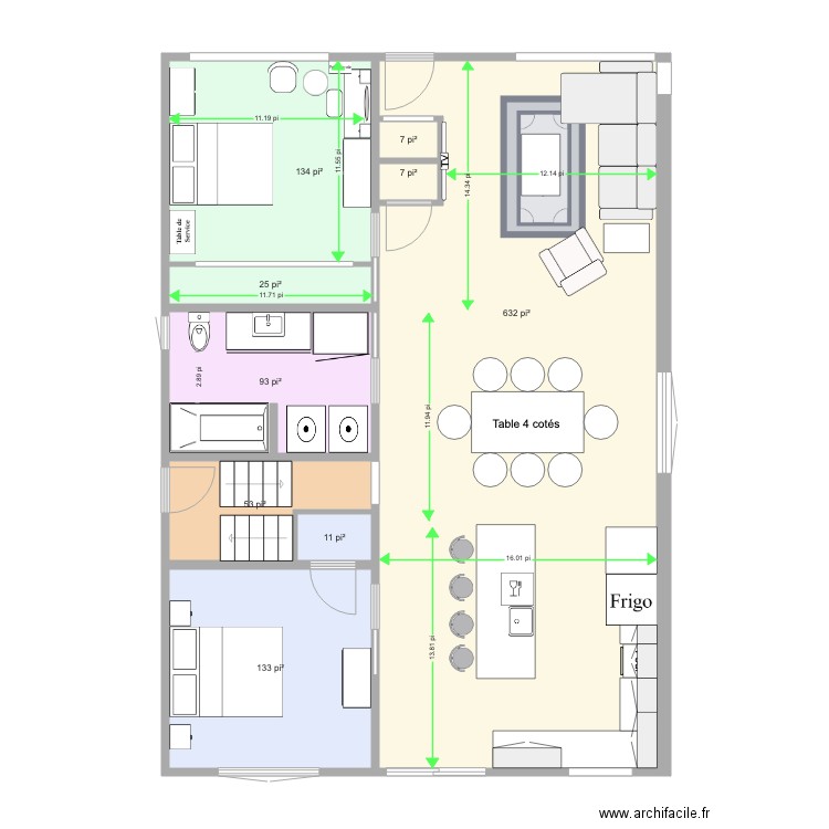 516 option H. Plan de 0 pièce et 0 m2