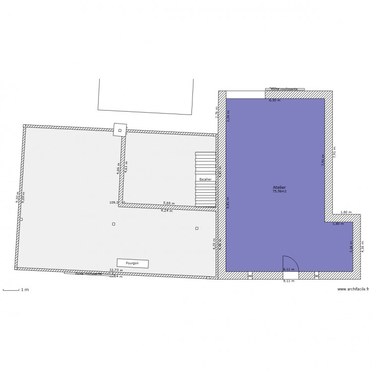 Etage Garage Le Douet. Plan de 0 pièce et 0 m2