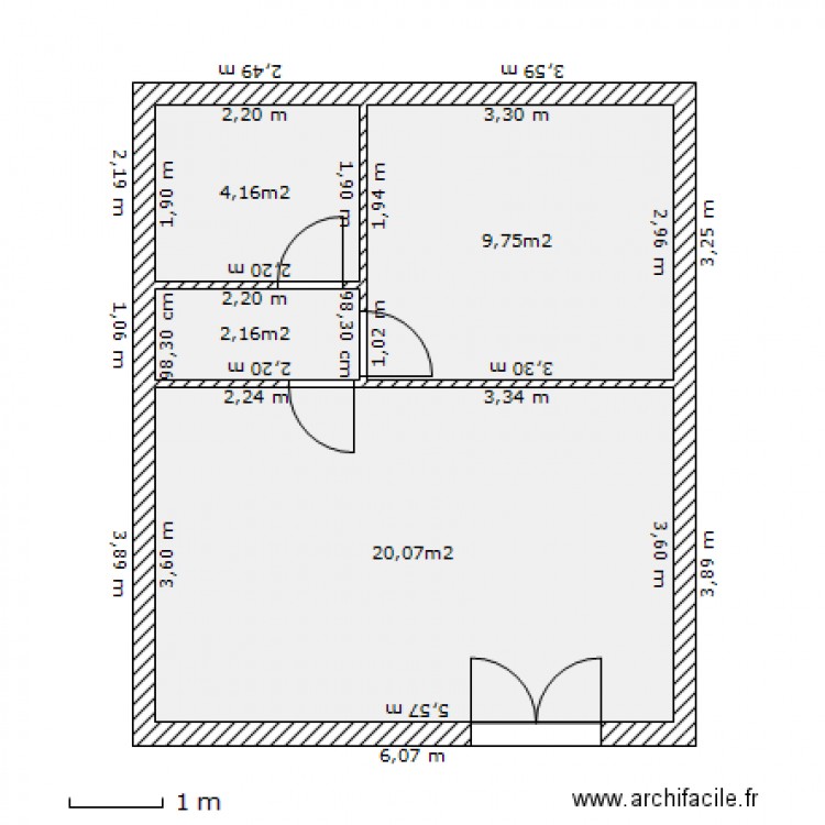 ST MITRE  ETAGE. Plan de 0 pièce et 0 m2