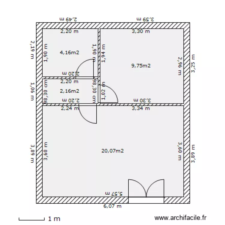 ST MITRE  ETAGE. Plan de 