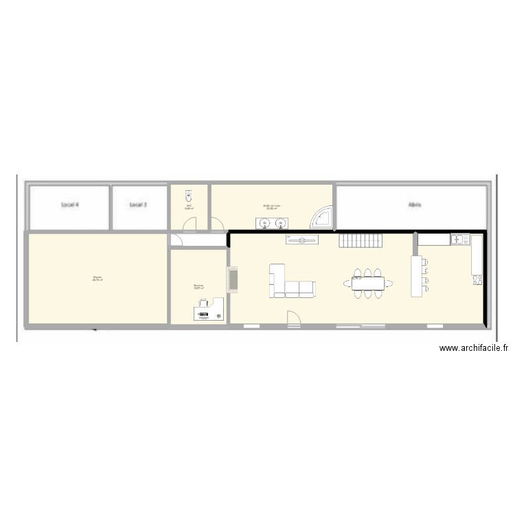 Souligne Flacé. Plan de 0 pièce et 0 m2