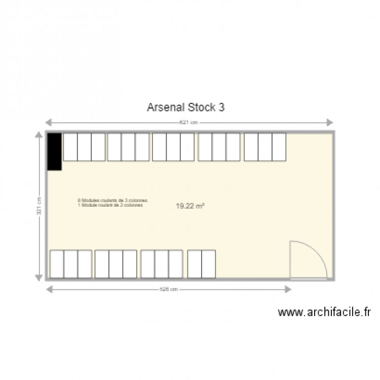 Arsenal Stock 3. Plan de 0 pièce et 0 m2