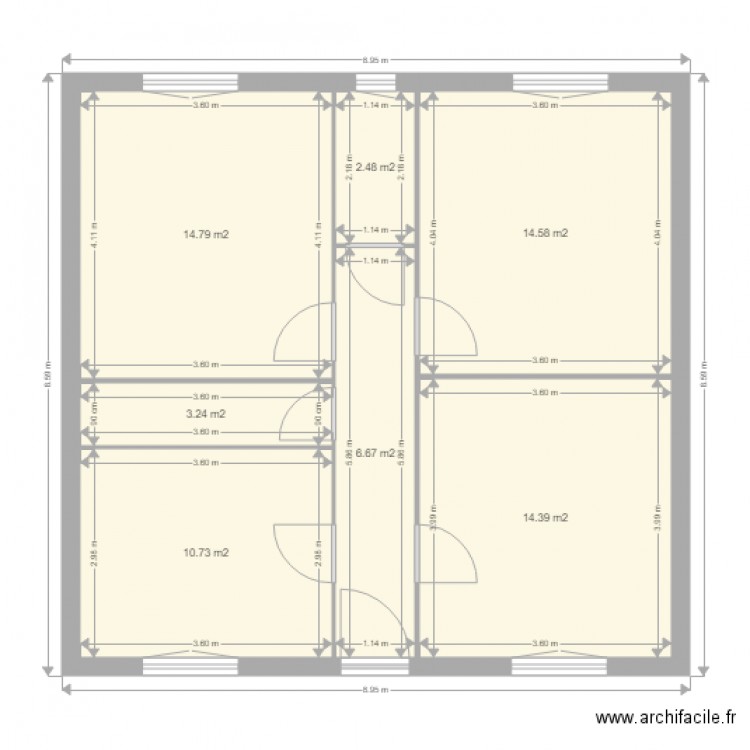 Base maison Georges Bernard Romans. Plan de 0 pièce et 0 m2