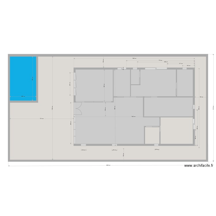 maison  porche 1m maconerie. Plan de 0 pièce et 0 m2