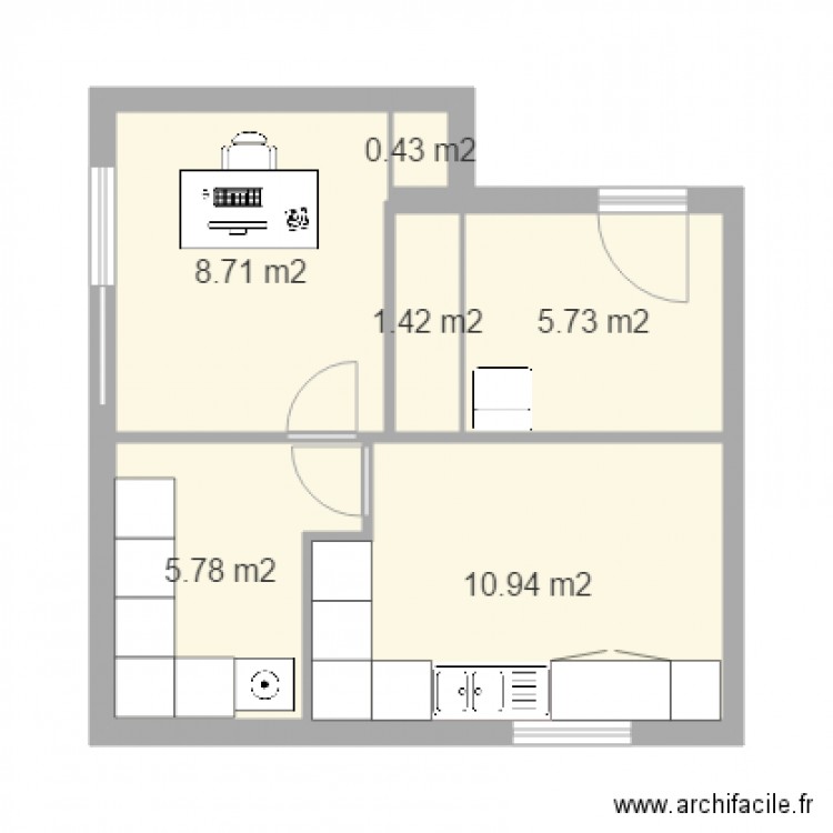 perso projet 2. Plan de 0 pièce et 0 m2