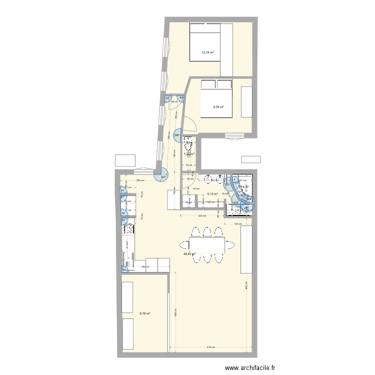 Bvd Temple 7 SDB. Plan de 0 pièce et 0 m2