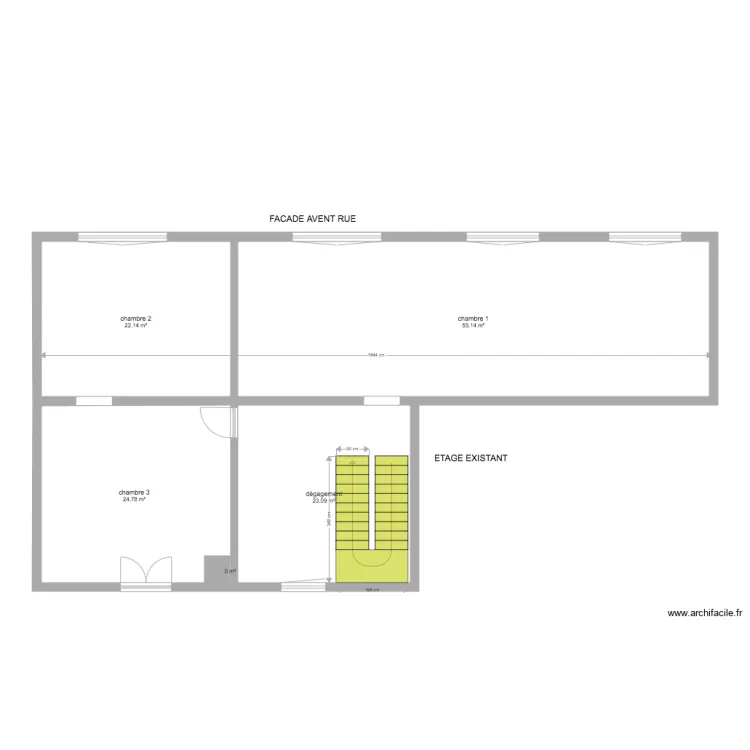 bouelem 1etage existant 2 A. Plan de 