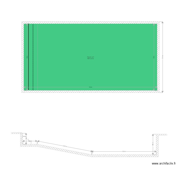 piscine BL 160. Plan de 0 pièce et 0 m2