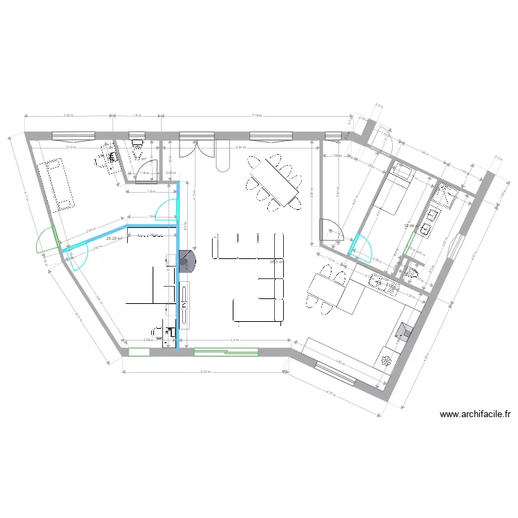 GENDROT 1. Plan de 