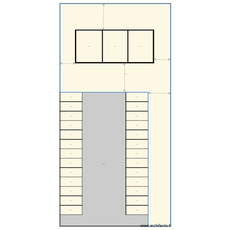 Impantation rival. Plan de 0 pièce et 0 m2