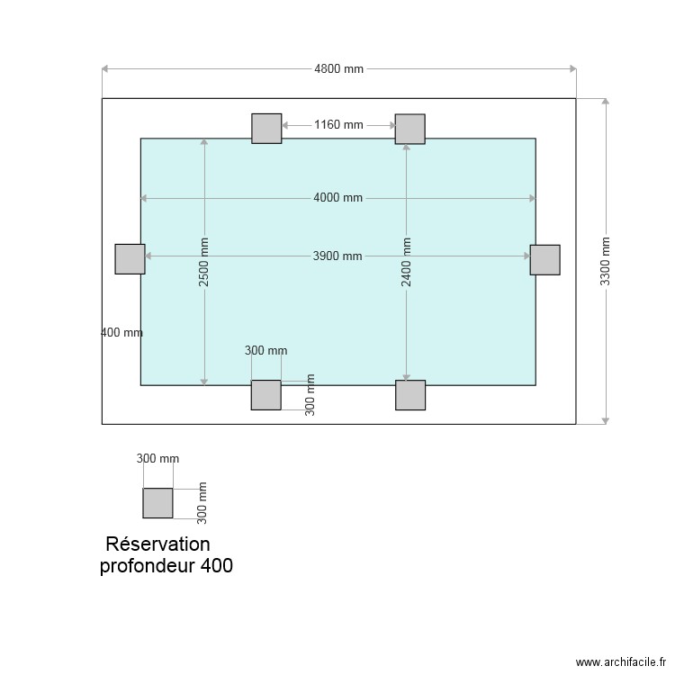 bassi. Plan de 0 pièce et 0 m2