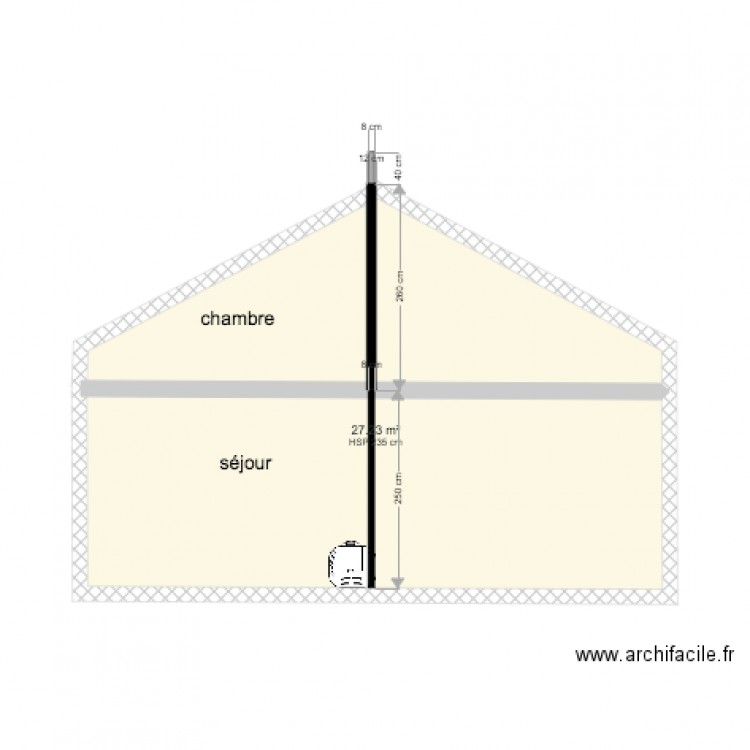 conduit de cheminé poele à pelet. Plan de 0 pièce et 0 m2