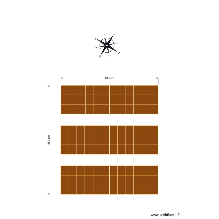 Potager Péri. Plan de 0 pièce et 0 m2