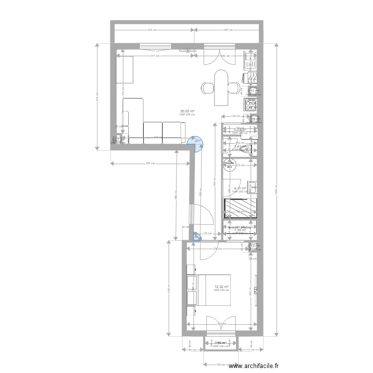 appartement mamie2. Plan de 0 pièce et 0 m2