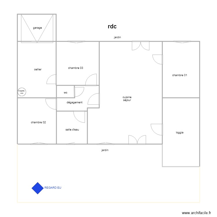 foster. Plan de 0 pièce et 0 m2