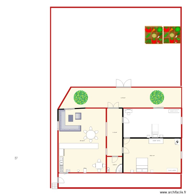 PLAN MAISON ESPAGNOL 2. Plan de 0 pièce et 0 m2