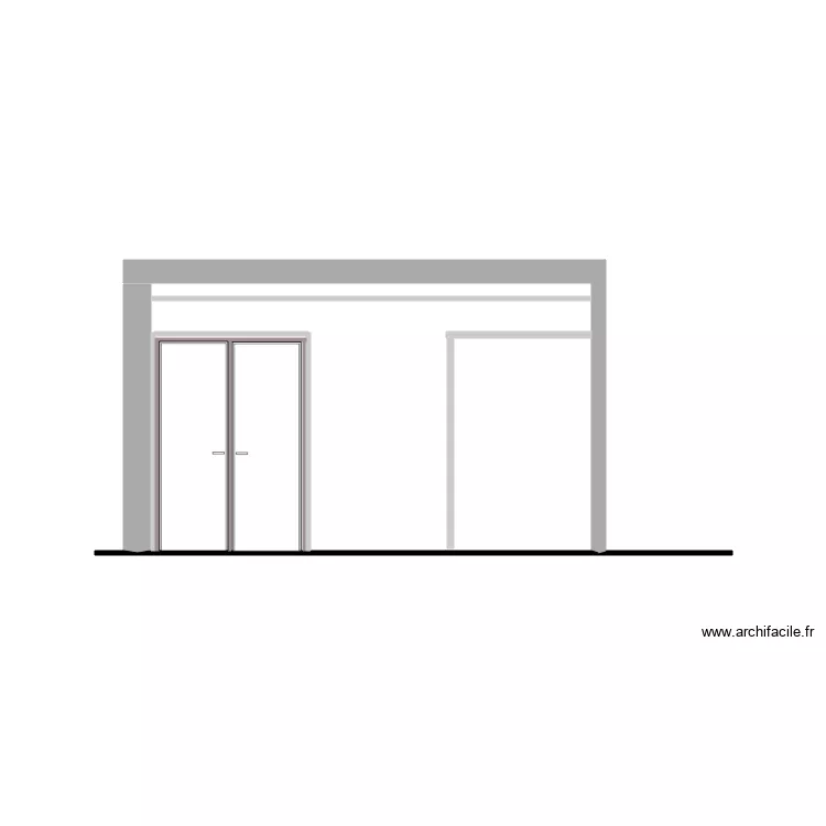 projet chemin&eacute;e. Plan de 