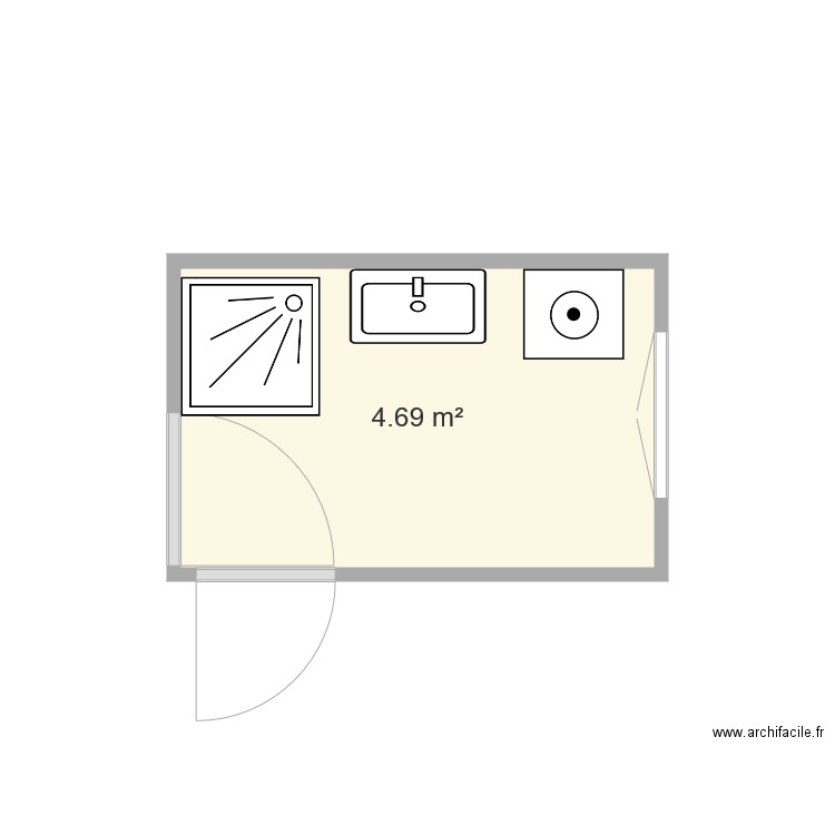 mercier 11 nov salle de bain. Plan de 0 pièce et 0 m2