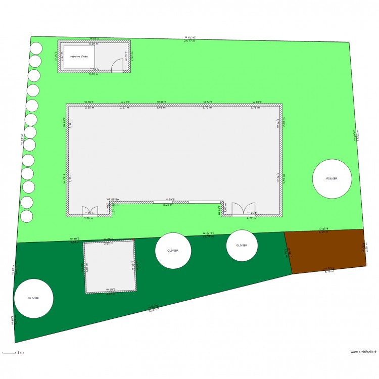 TERRAIN SANARY. Plan de 0 pièce et 0 m2