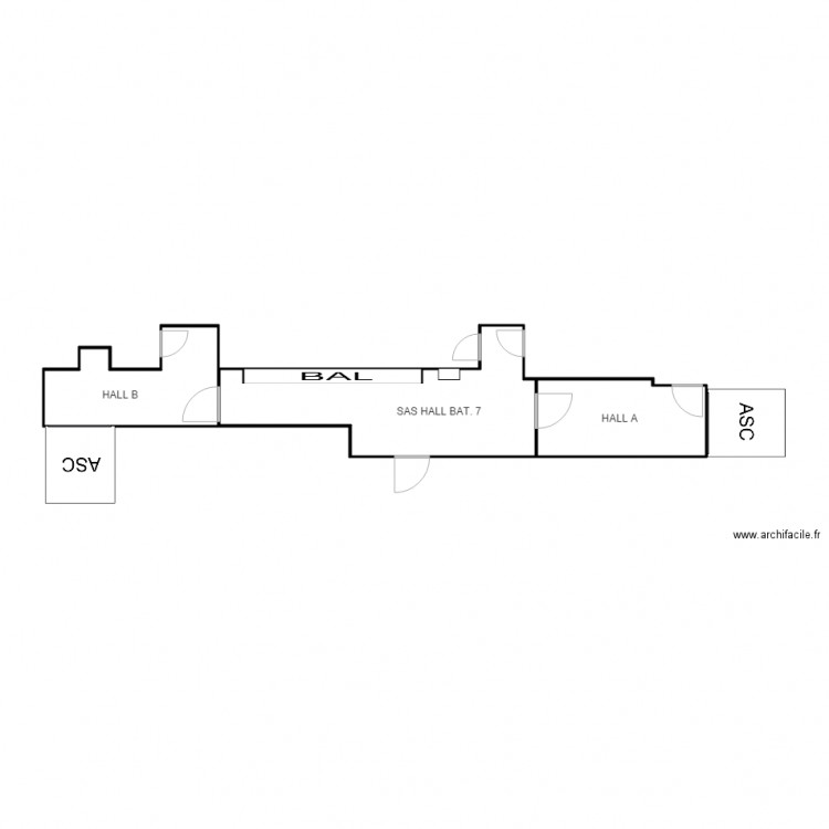 HALL BAT 7 PC SAINT MAURICE. Plan de 0 pièce et 0 m2