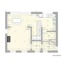 plan maison  RDC final luminaire