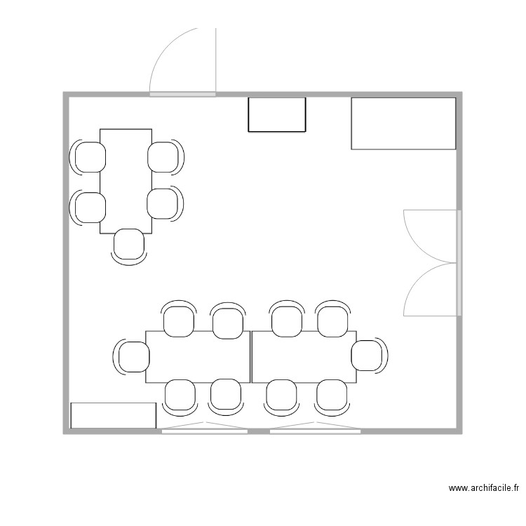 Salle de classe 2 Réfectoire. Plan de 0 pièce et 0 m2