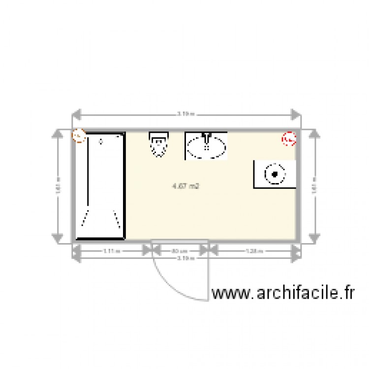 plan sdb licata. Plan de 0 pièce et 0 m2