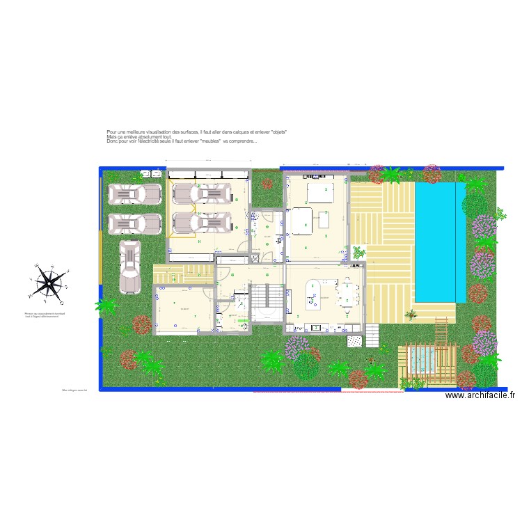  Furcy modif. Plan de 29 pièces et 436 m2