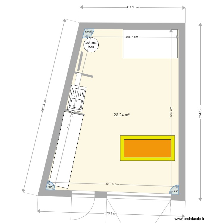 SALLE YOGA. Plan de 0 pièce et 0 m2