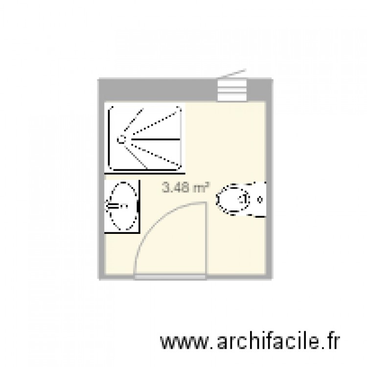 PLAN Avant SDB FAYOLLE. Plan de 0 pièce et 0 m2