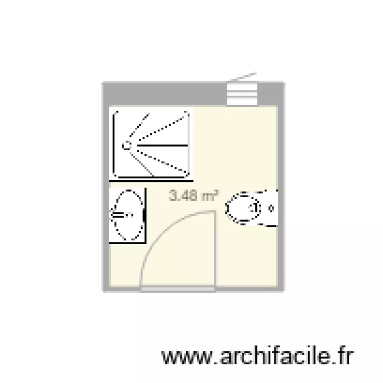 PLAN Avant SDB FAYOLLE. Plan de 