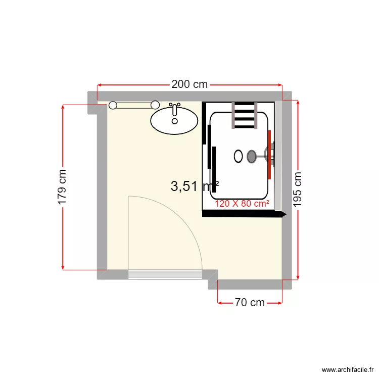 ZARROUK plan projet&eacute;. Plan de 