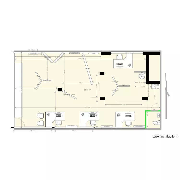 BOULOGNE plan FM. Plan de 