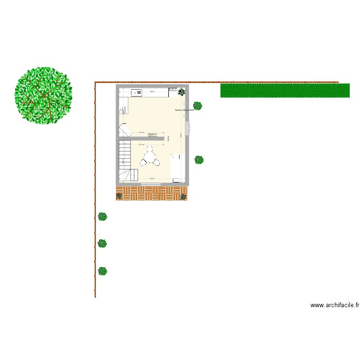 rénovation . Plan de 0 pièce et 0 m2