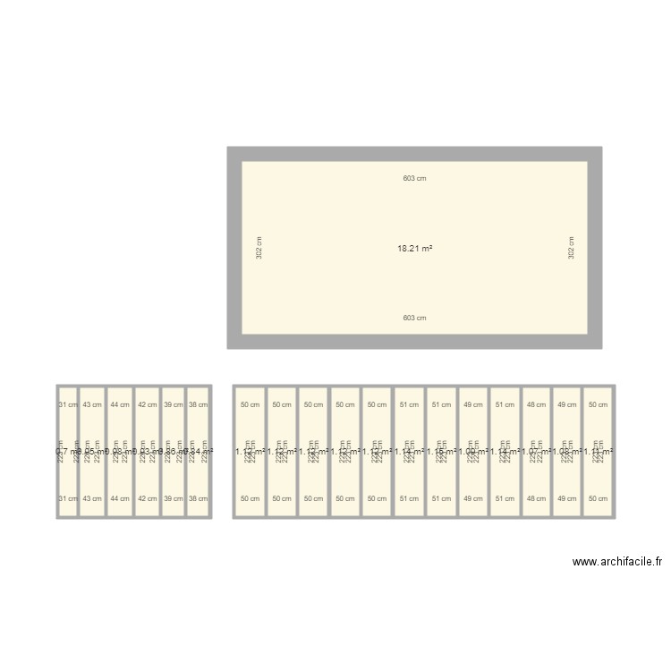 garage ob. Plan de 19 pièces et 37 m2