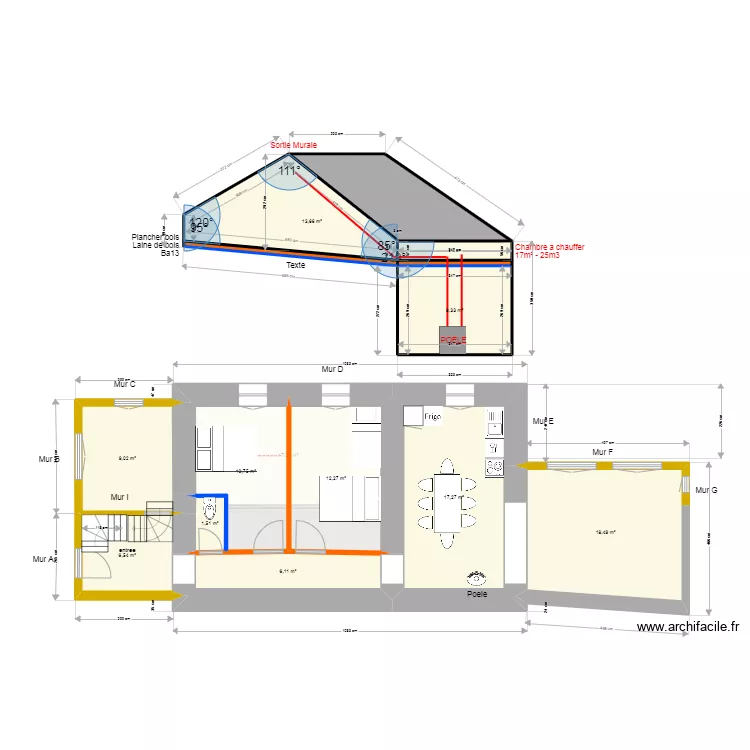 Coustelas Coupes. Plan de 