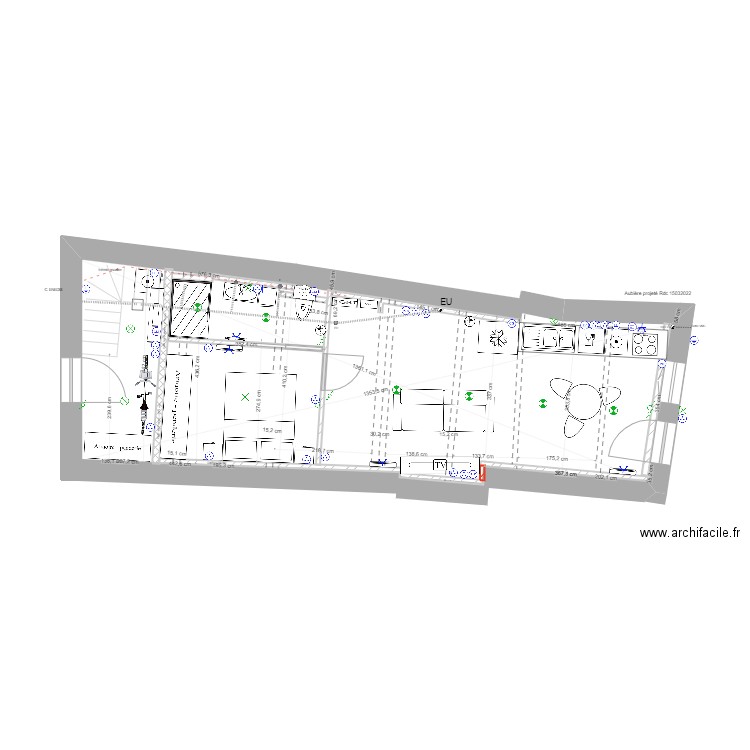 Aubière projeté3 31032022 RDC. Plan de 0 pièce et 0 m2