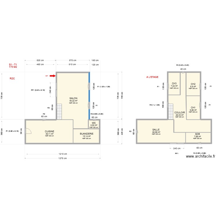 PLAN CHAUSSE. Plan de 0 pièce et 0 m2