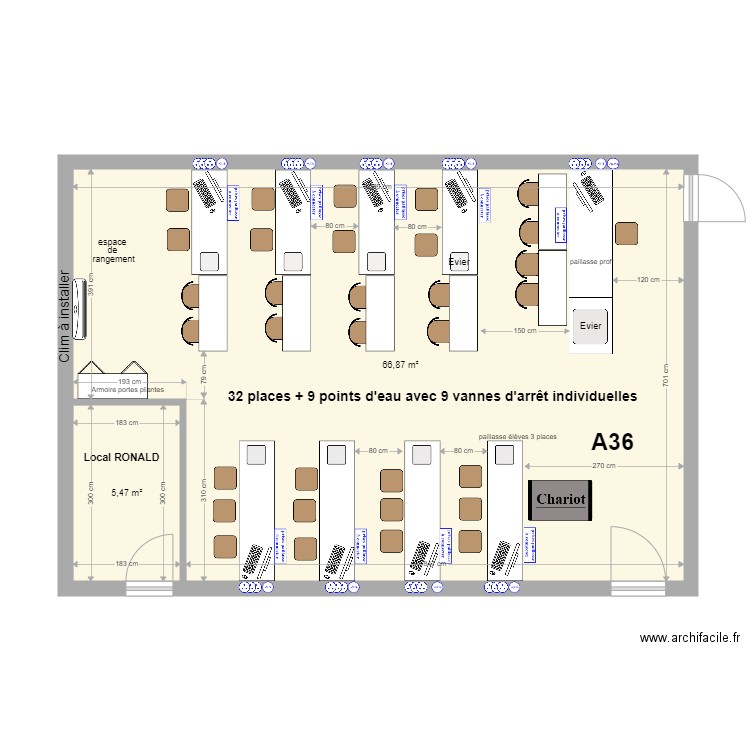 A36 modif 17 mai. Plan de 0 pièce et 0 m2