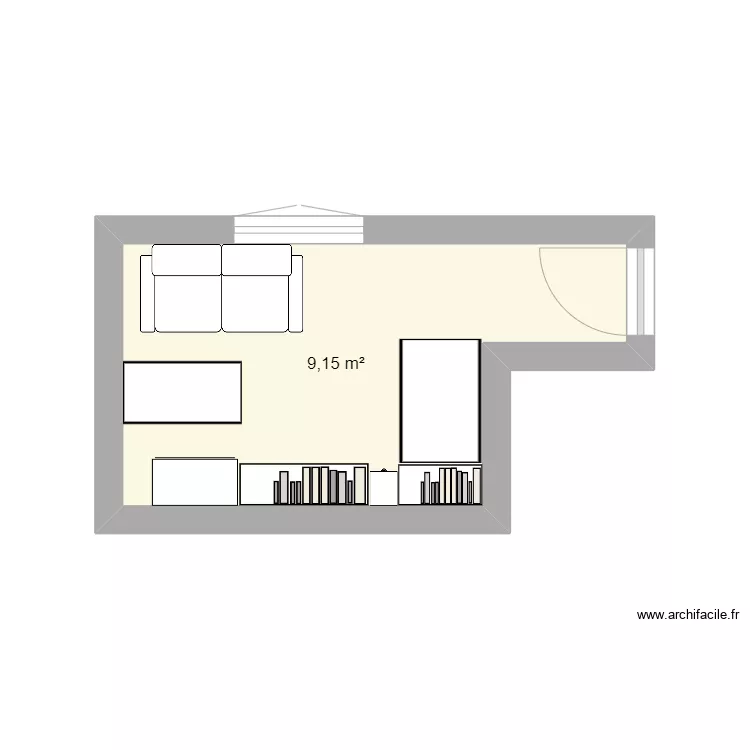 bureau. Plan de 