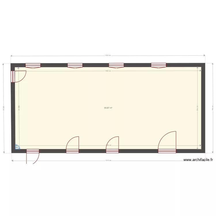 Transformation école en cantine. Plan de Transformation école en cantine. Plan de